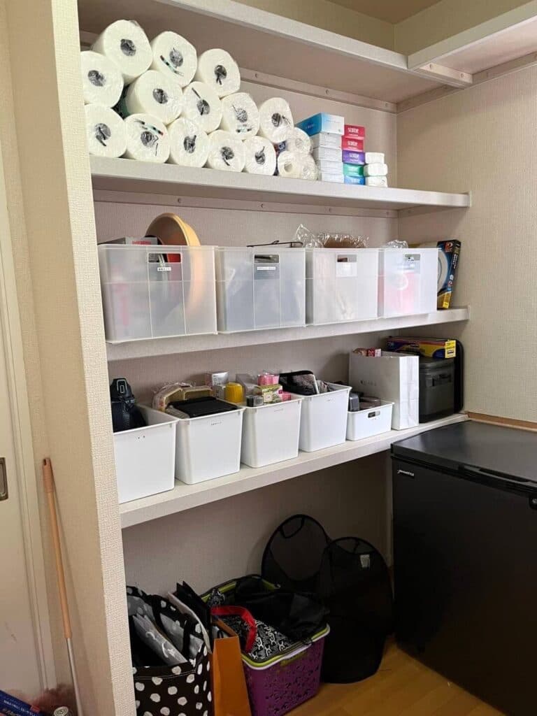 パントリー収納 After